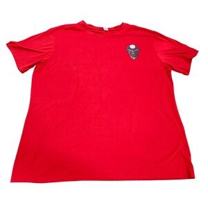 Chicyea Mens Red Skull Clown Graphic T-Shirt Streetwear Short Sleeve Tee 16619